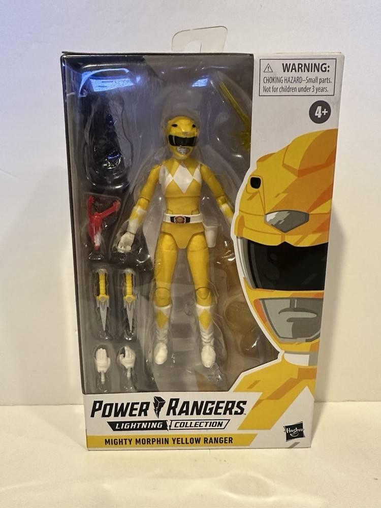 Power Rangers Lightning Collection Mighty Morphin Yellow Ranger 2020 Hasbro NEW