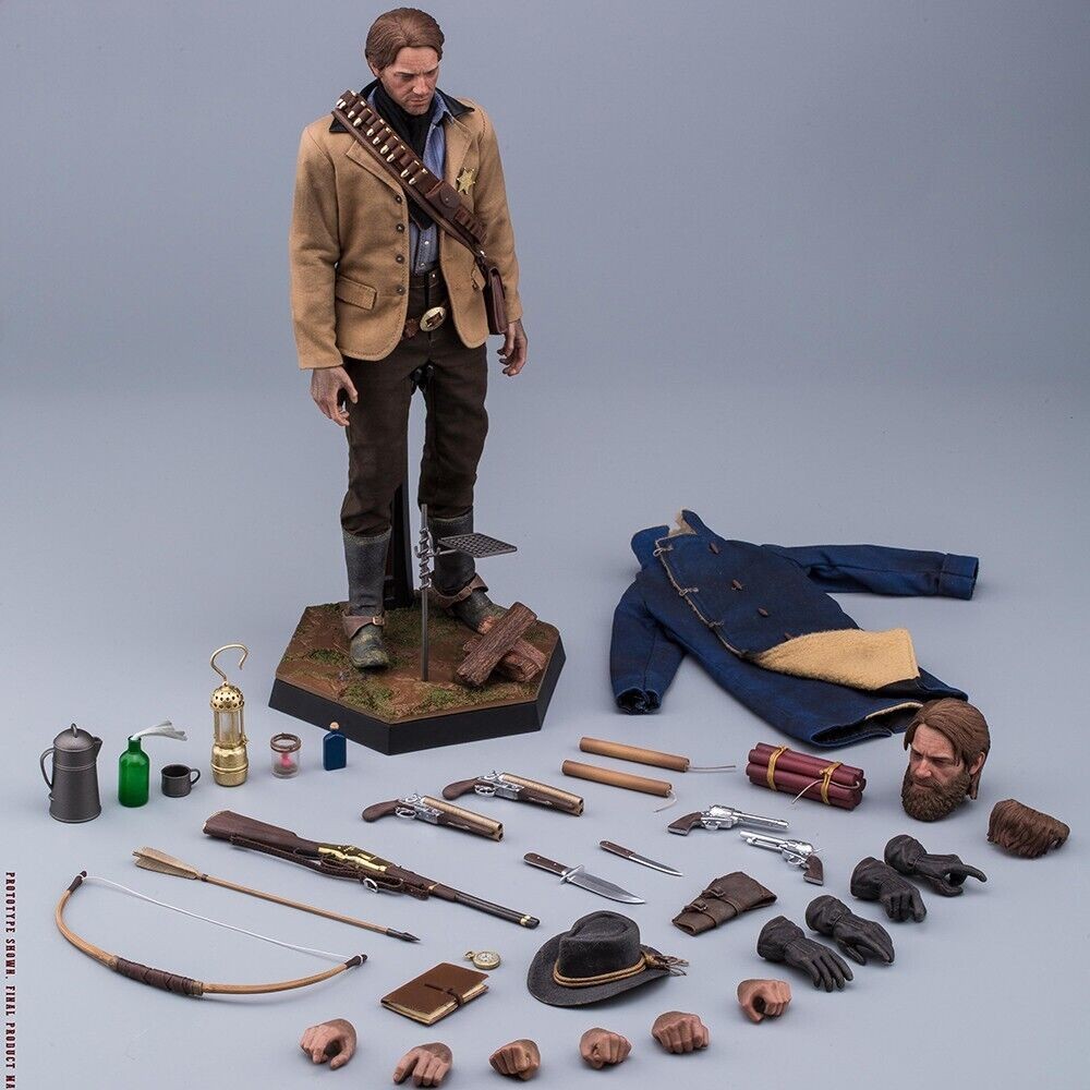 LimToys LIM008 1/6 Red Dead Redemption Arthur 12″ Male Figure 2 Heads