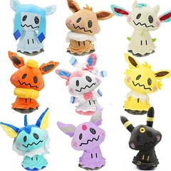 Mimikyu Cos Eeveelution Plush Doll 8inch Stuffed Animal Toy Gift