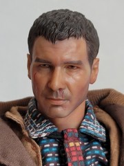 Deckard Blade Runner custom kitbash 12” 1/6 action figure Harrison Ford
