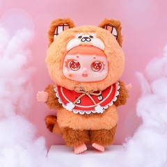 7″ Blind Box Plush Doll Mystery Animal Stuffed Toy Panda Rabbit Fox Dog Gift