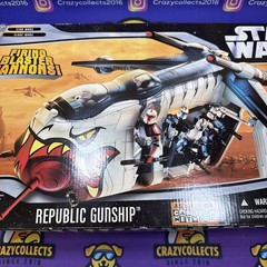 BRAND NEW Star Wars Saga Collection Republic Gunship Tiger Shark Clone Wars
