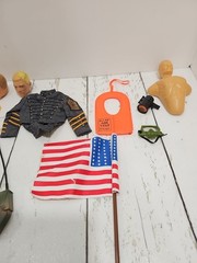 VTG GI Joe Lot 12″ Inch Doll Accessories Radios Bags Goggles