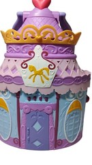 Hasbro My Little Pony Portable Castle Playset House Pink Purple Retro 2014 9.5in
