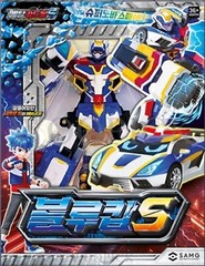 Metal Cardbot S Season2 BLUE COP S Transformer Robot Police Car Figure Toy 2024