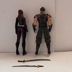 DC Direct Batman Arkham City 6″ Action Figure Lot: Ra’s al Ghul & Talia al Ghul