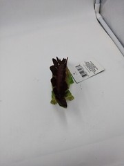 GREEN AND BROWN STEGOSAURUS 7.5 INCH FIGURE