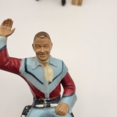 Vintage 1950s Hartland Plastics Roy Rogers Dale Evans Chief Thunderbird Figures