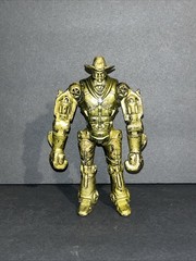 Real Steel Six Shooter & Twin Cities Robot Toy Figures Lights Not Working