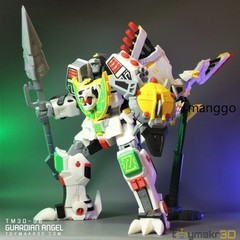 Toymakr3D Guardian Angel Dairugger XV Two Forms Full Weapon Articulated Figure