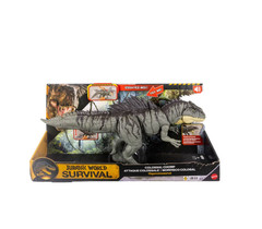 Jurassic World Colossal Chomp Giganotosaurus Figure with Big Bite, Multi Directi