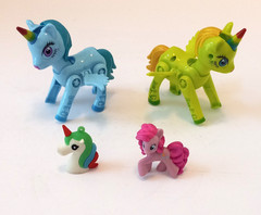 My Little Pony Lot of 18 Ponies Plus Maximus and Barbie Unicorn