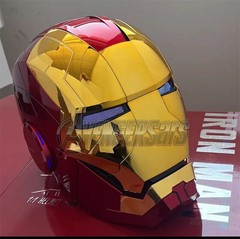 Autoking Iron Man Mk5 1:1 Helmet Wearable Voice-control Mask Cosplay Party Gift