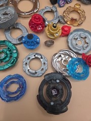 TAKARA TOMY Beyblade Lot Plastic And Metal Parts And Complete Mix Match