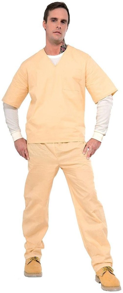 Orange is Black – Beige Prisoner Suit Costume Adult Standard