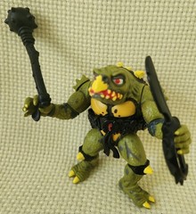 Vtg 1991 TMNT Tokka Figure 100% COMPLETE Playmates Ninja Turtles Secret of Ooze