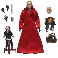 Saw Enigmista John Kramer Action Figure Ultimate Billy The Puppet Tricycle NECA
