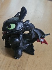 How to Train Your Dragon Toothless 3″ Action Figure Swivel Head Teeth Tongue