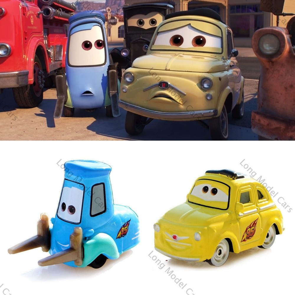 2-Pack Set Cars Movie – Guido & Luigi Business Partner and Best Friend Alloy Car