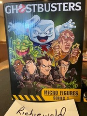 FULL DISPLAY of 24 GHOSTBUSTERS CRYPTOZOIC MICRO FIGURES-VHTF ! ALL 24 PACKS !
