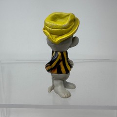Walt Kelly Pogo Possum Figure Black Yellow Stripes Shirt Vinyl Vintage DAMAGED