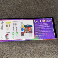 Teenage Mutant Ninja Turtles TMNT Fire Escape Free Fall Parts Still Straped Down