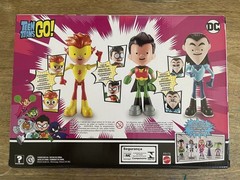 DC Teen Titans Go 2017 Face Swappers Robin, Kid Flash and Aqualad Figure – New
