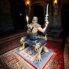 Fanart figure Conan the Barbarian King airbrush painted 7.8 inch Adult 17+