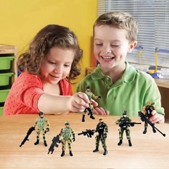 Army Men Action Figures,Soldiers Toys for Boys Age 47,Military Playset Action…