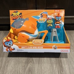 Nick Jr Playskool Top Wing Swift’s Flash Wing Rescue Vehicle New Sealed Works