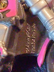 Disney Pixar Onward Movie Mini Motorcycle Cake Topper Purple Black- 3.5 In Long