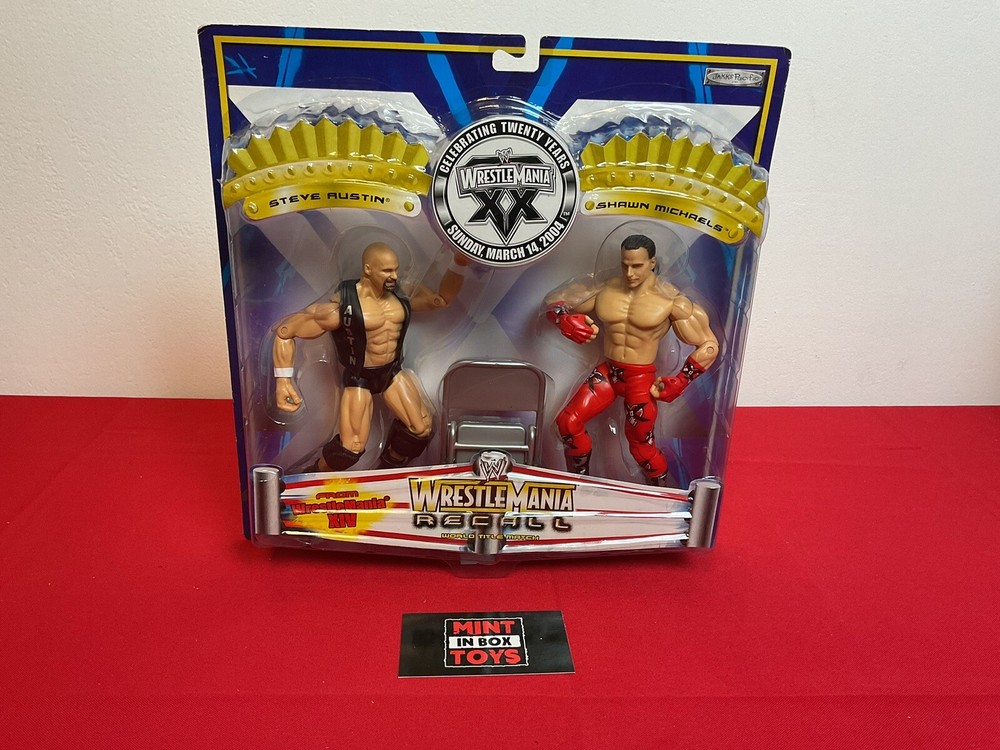 Wwe Stone Cold Vs Shawn Michaels 2 Pack Wrestlemania Recall XX 2004