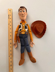 Disney Pixar Toy Story Woody 16 in Figure w/ Removable Hat Multicolor