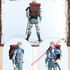 Custom 1/12 Medieval Travel Backpack For 6 Inch Action Figures