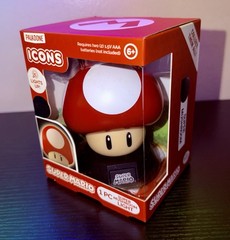 Paladone Icons Super Mario Super Mushroom Light #001