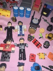 Large Mixed Lot of Robolox Action Figures & Accessories Toy Lot