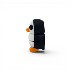 Articulated Mini Penguin Toy 1.6″ USA Made, Arctic Fidget Animal