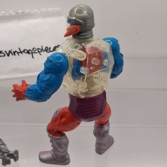 Vtg ROBOTO Motu Masters Of The Universe He-Man Action Figure Wave 4 100% 25-21