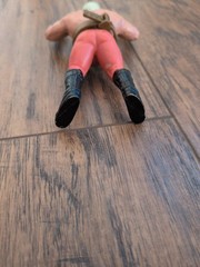 Galoob 1990 Sting WCW Series 1 Figure UK Exclusive Orange Pants Variant w/belt
