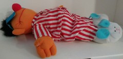 Sleepy Time Elmo Sesame Street Doll Snoring Talking Pajamas Learning Pretend