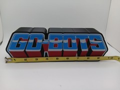 Retro Go Bots logo light box sign display for vintage gobots collection display