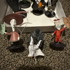 Disney Nightmare Before Christmas Deluxe 9 Ornamnet Set Disney Store Exclusive