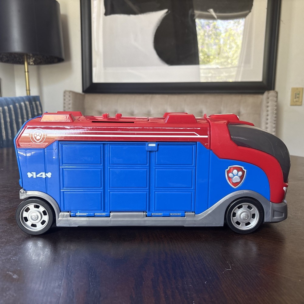 Spin Master Paw Patrol “14” Mission Cruiser Bus Truck- Sounds | As-is