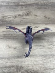 Vintage DragonHeart Medusa Dragon Purple Gold Figure Kenner 1996 2 Head