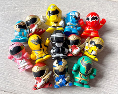 Power Rangers Legends Mini Figure Lot Set Bandai Japan Cake Topper Size Toy Rare