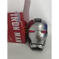 AUTOKING Iron Man Helmet MK5 1:1Wearable Voice Control Cosplay Mask Matte Silver