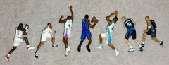 McFarland Sport Picks NBA Lot of 17 Figures 3.75″