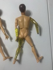 1964 12”GI Joe Adventure Team Parts Lot Atomic Man,African & Flocked Hair Beard
