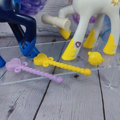 My little Pony G4 Princess Celestia & Nightmare Moon Canterlot Toy Figure SET