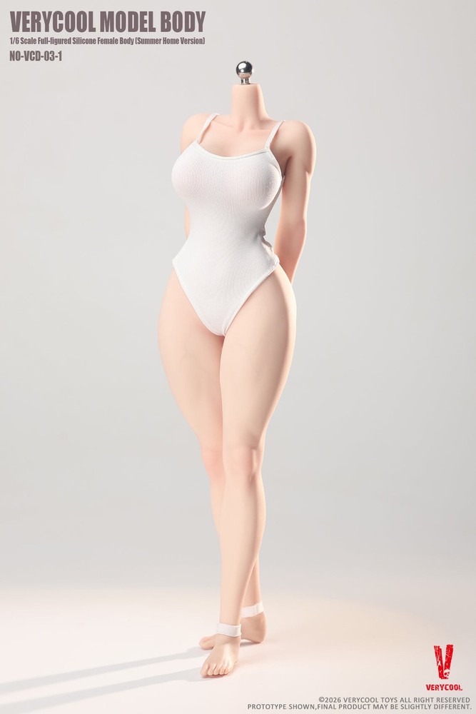 1/6 Verycool VCD-03-1 Full-Figured Silicone Female Body Summer Loungewear